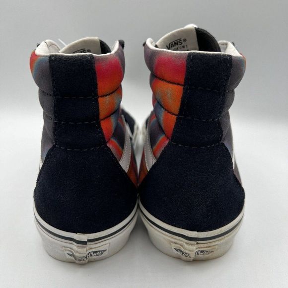 VANS SK8-HI Dark Aura Multi Blue Suede Canvas Skate Shoes W10.5/M9 VN0A4U3CWN0 - Picture 2 of 7